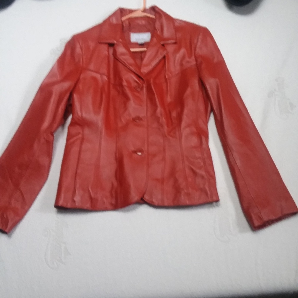 Wilsons leather Maxima jacket RED